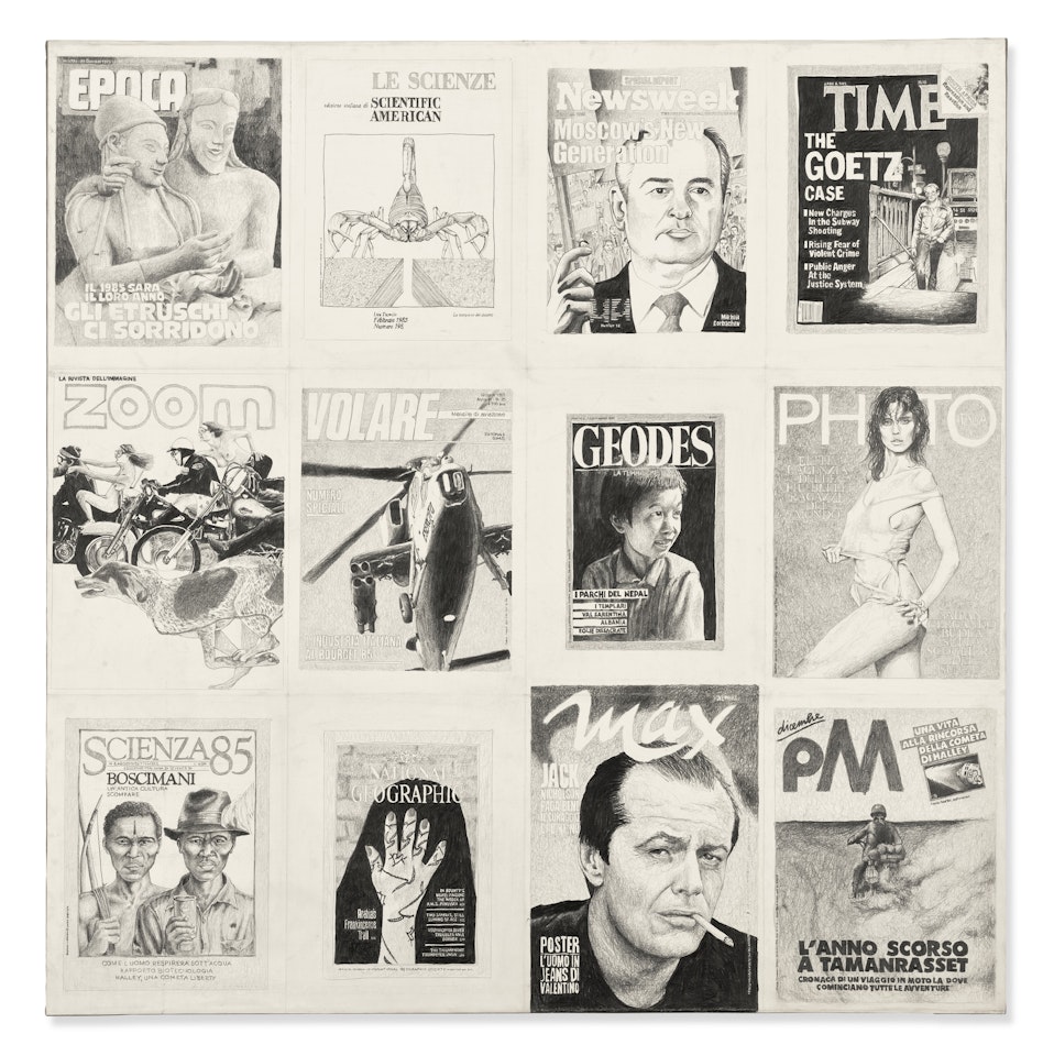 Copertine (Anno 1985) (Covers (Year 1985)) by Alighiero Boetti