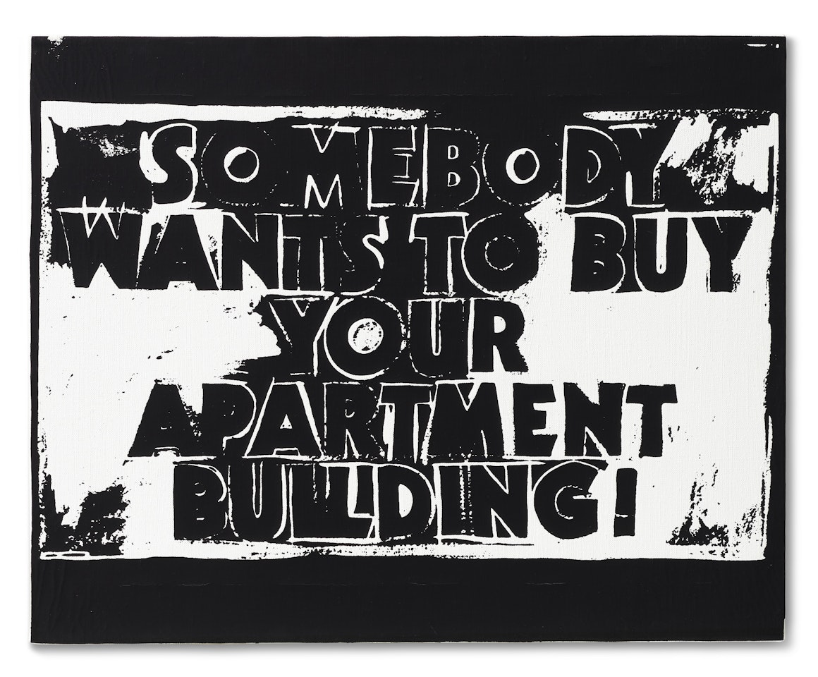 Somebody Wants To Buy Your Apartment Building! (Negative) by Andy Warhol