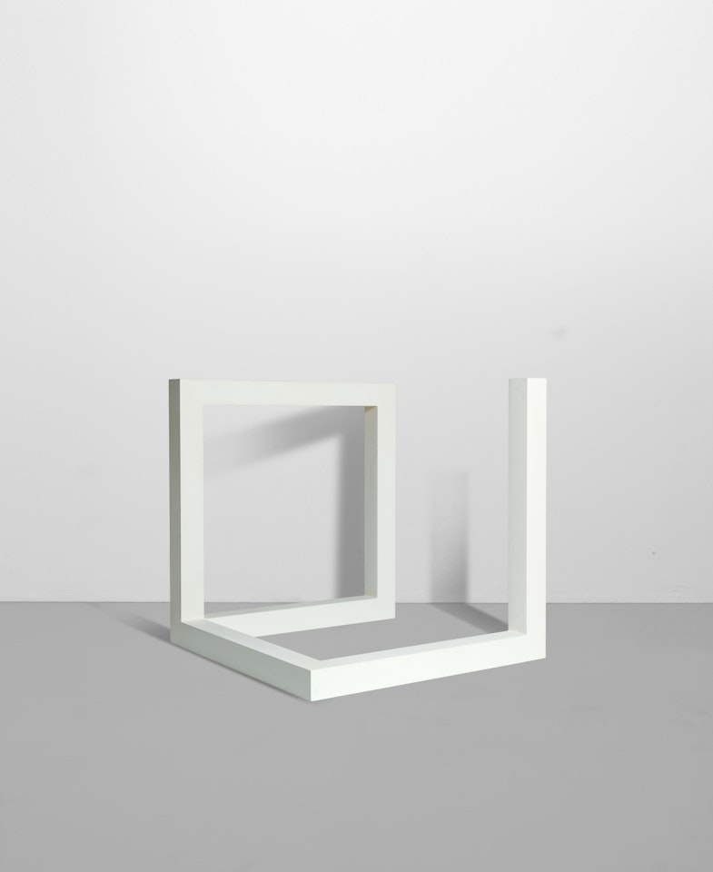 Incomplete Open Cube 7/22 by Sol LeWitt