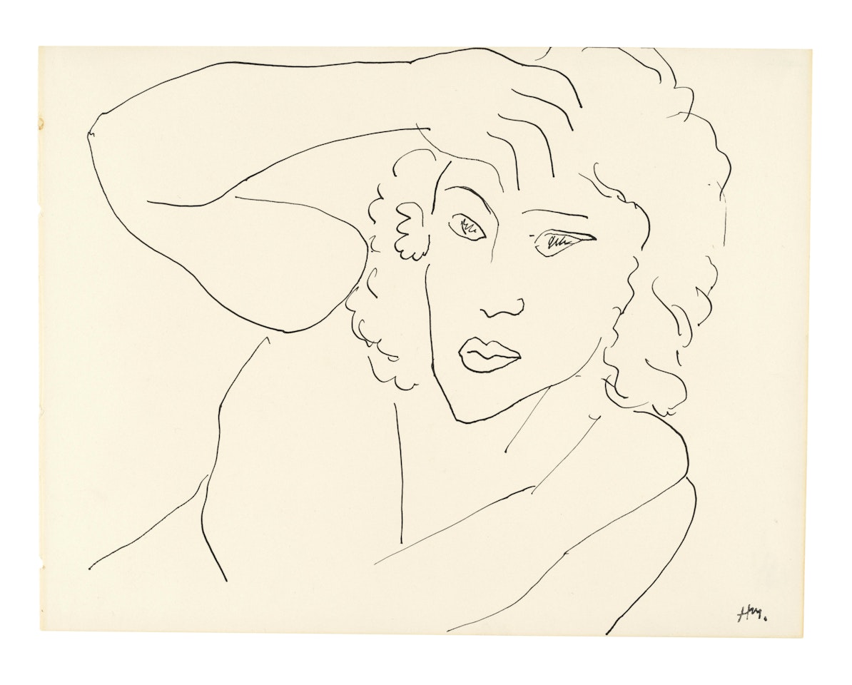 Buste de femme, le bras droit levé by Henri Matisse