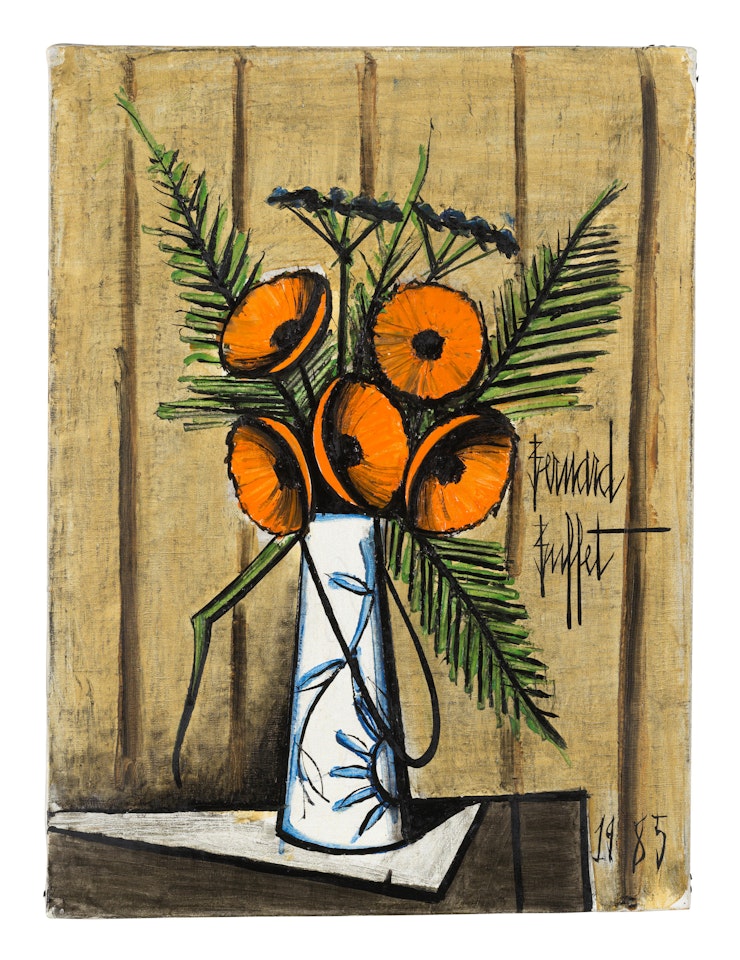 Soucis dans un pot à lait by Bernard Buffet