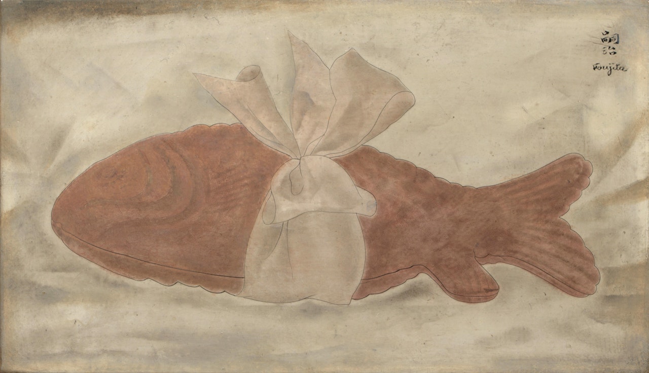 Poisson en chocolat - Cadeau by Leonard Tsuguharu Foujita