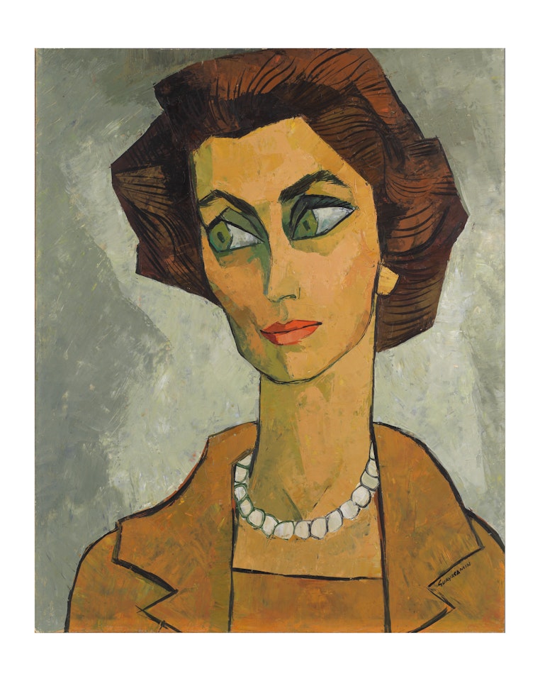 Retrato de mujer by Oswaldo Guayasamin
