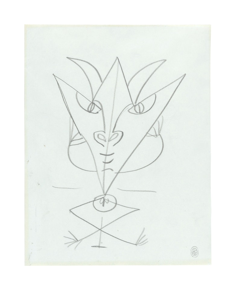 Petit faune jambes croisées by Jean Cocteau