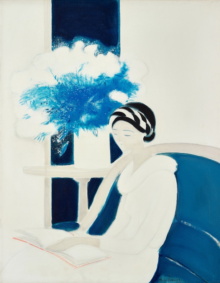 La femme au turban by André Brasilier