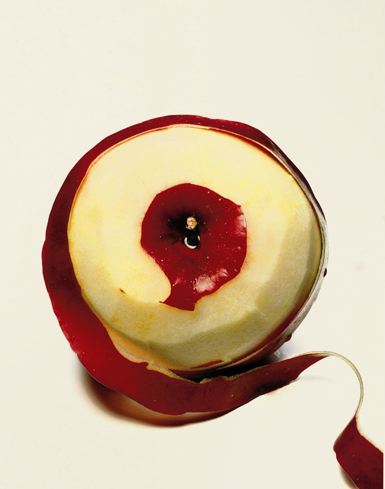 Peeled Apple, New York by Irving Penn
