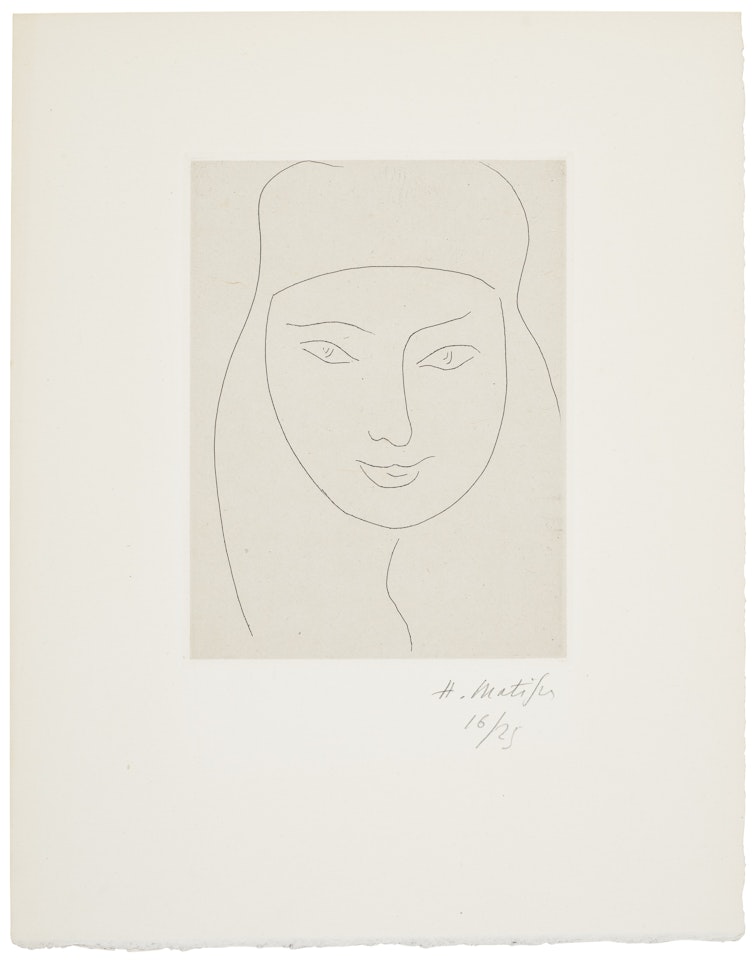 Une religieuse à l'expression candide by Henri Matisse