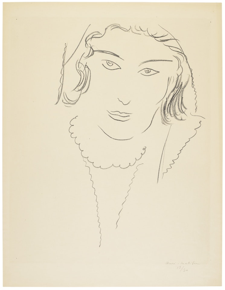 Grand visage by Henri Matisse