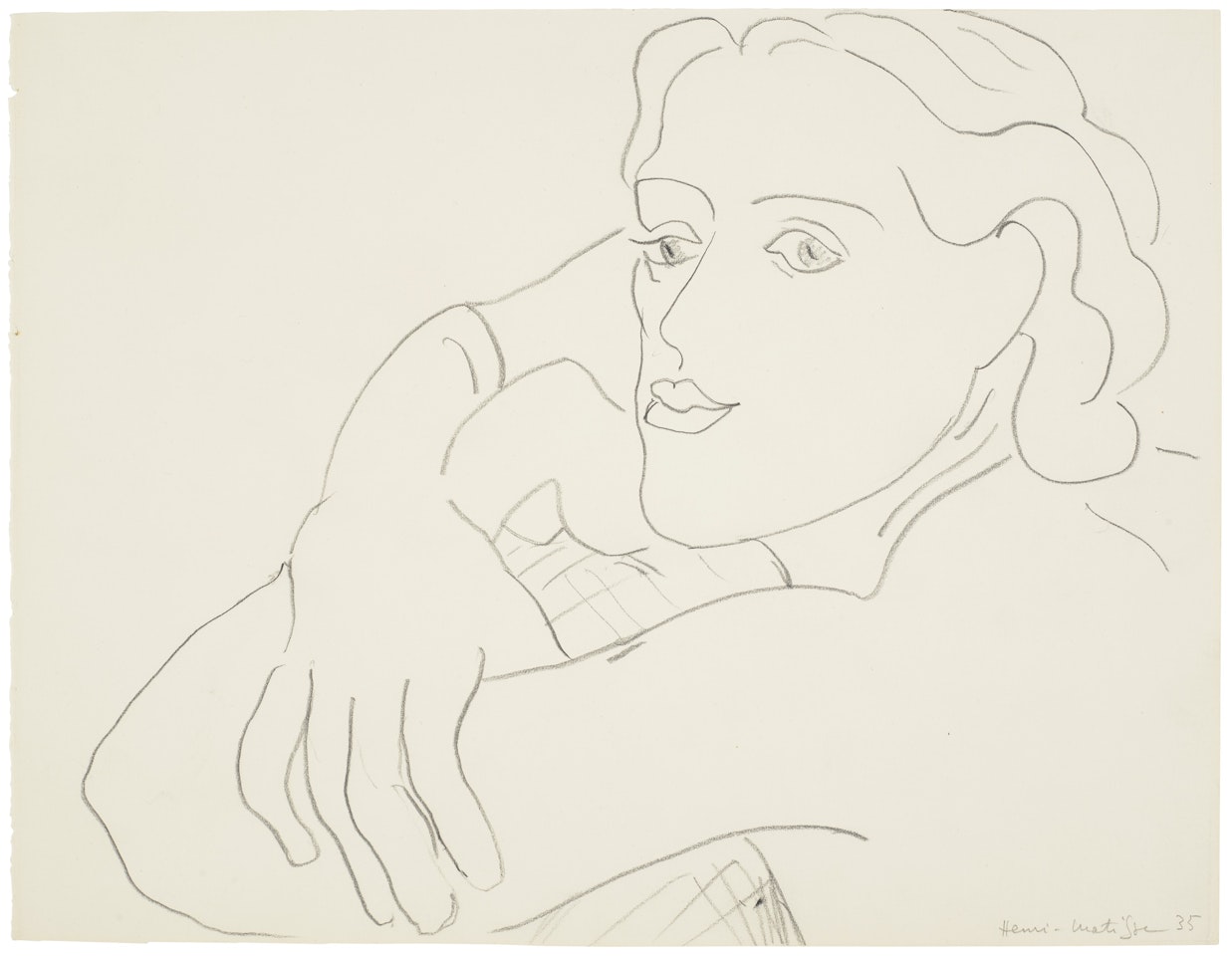 Femme accoudée (Lydia) by Henri Matisse