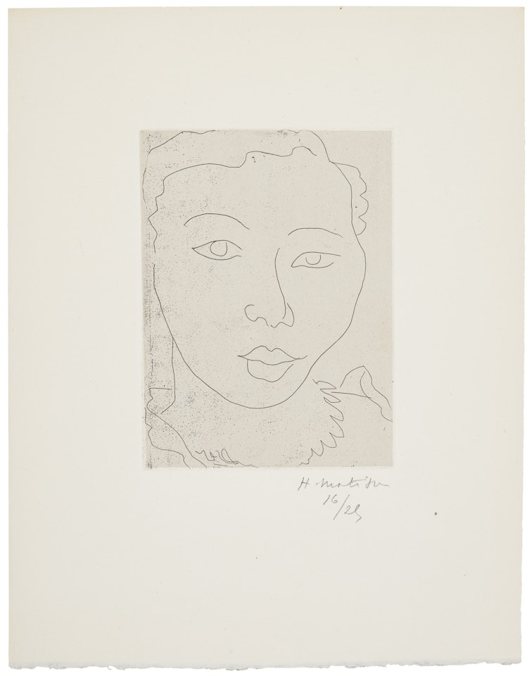 Martiniquaise: one plate by Henri Matisse