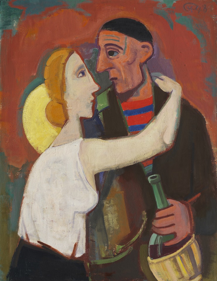 Mann und Frau by Karl Hofer