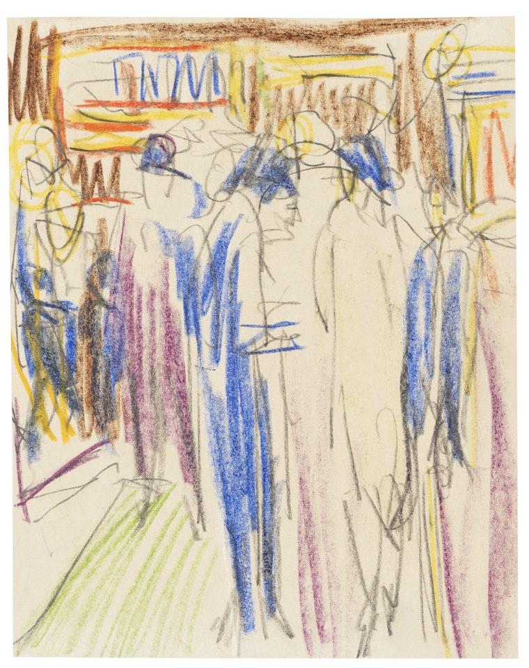 Straßenszene (Berlin) by Ernst Ludwig Kirchner