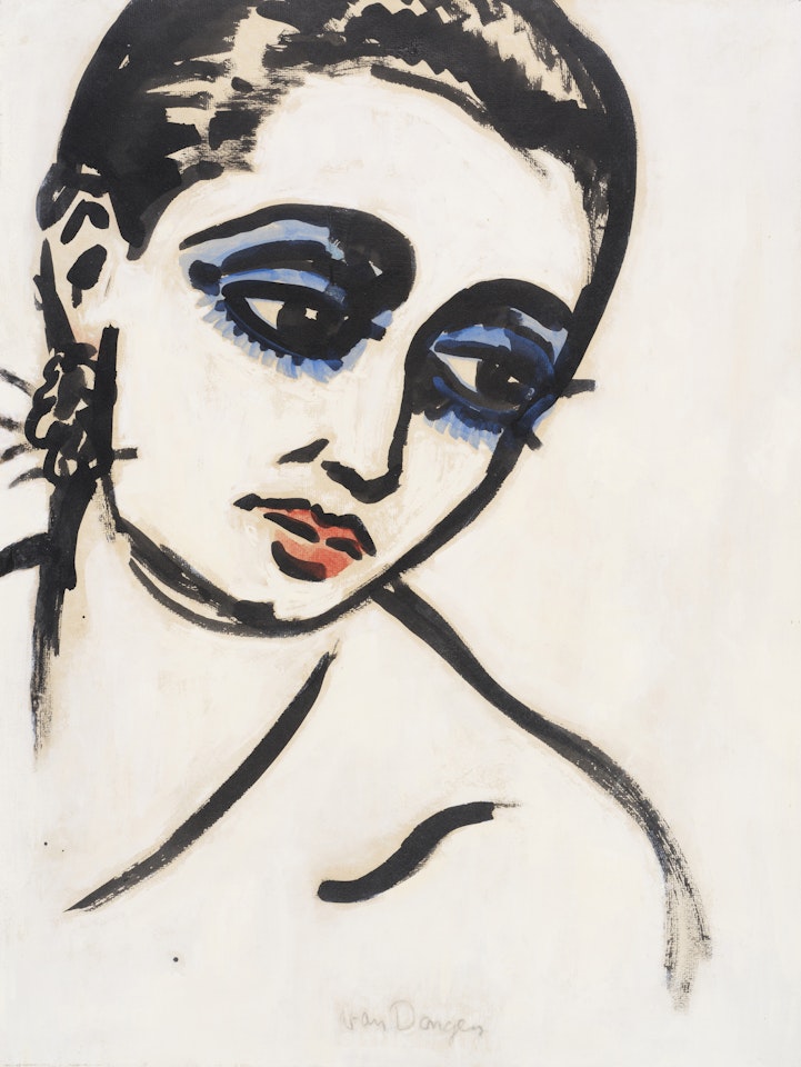 Tête de femme by Kees van Dongen