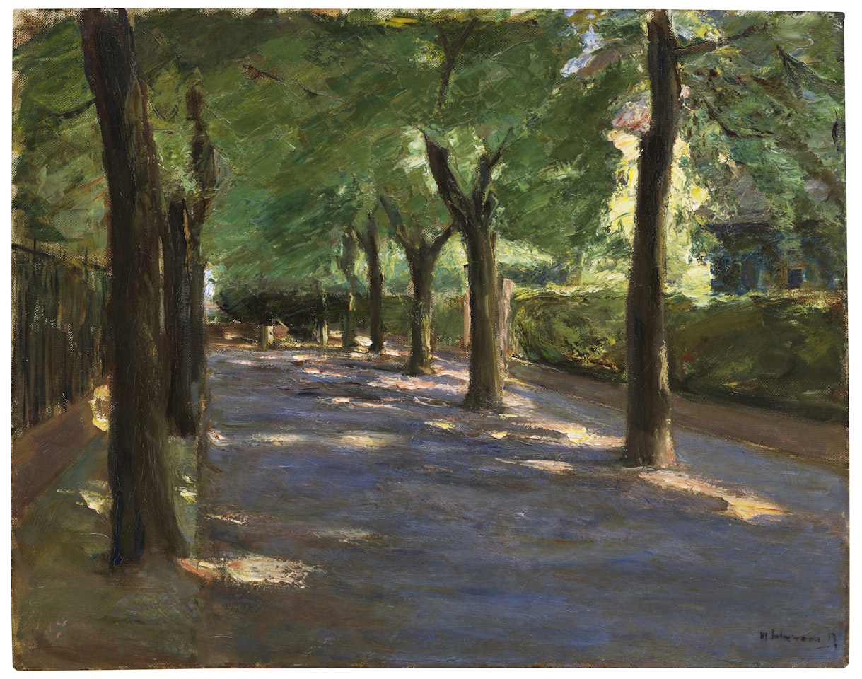 Die Colomierstraße in Wannsee by Max Liebermann