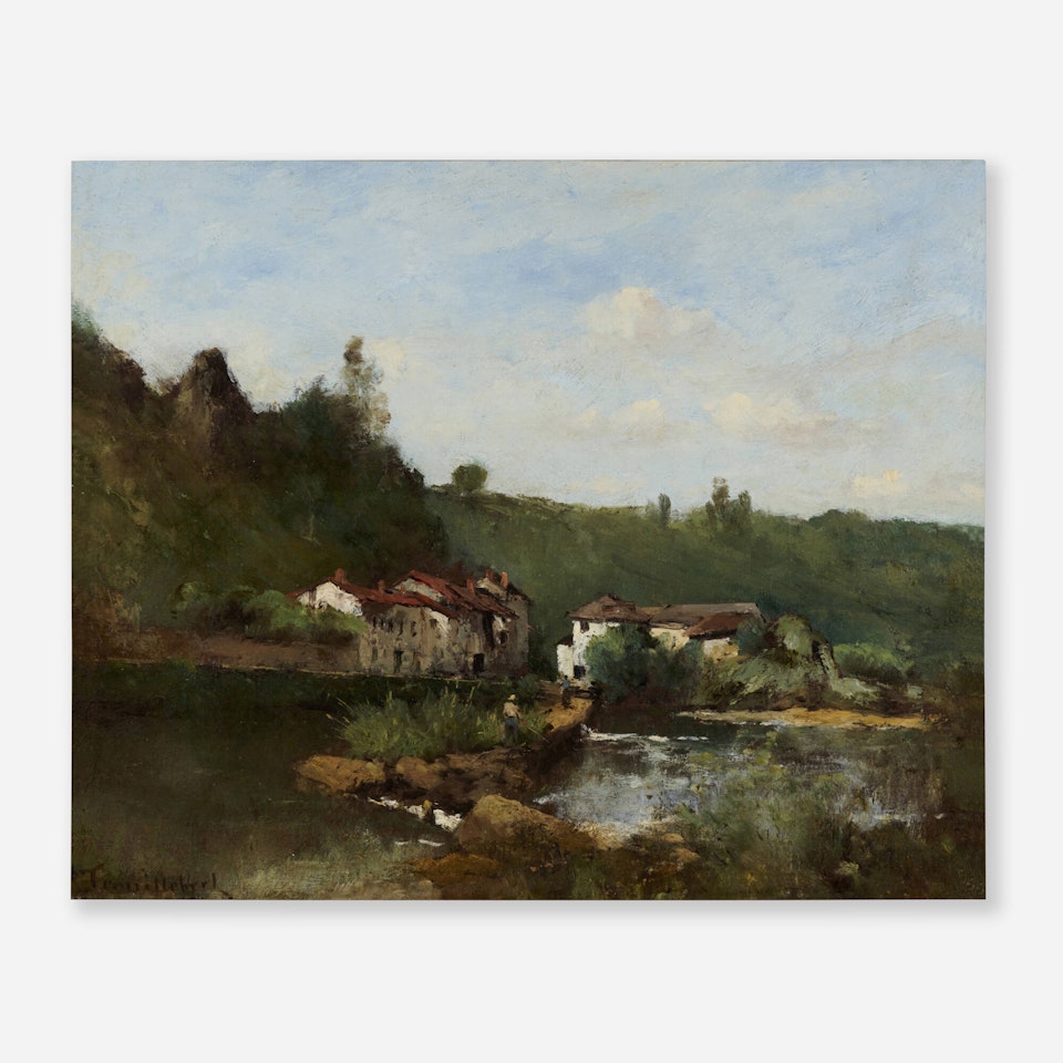 L"écluse by Paul Désiré Trouillebert
