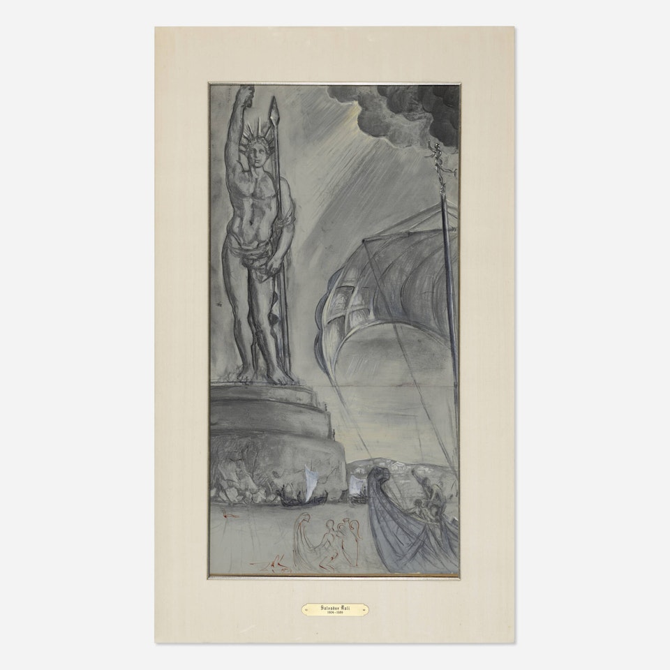 Le Colosse de Rhodes by Salvador Dali