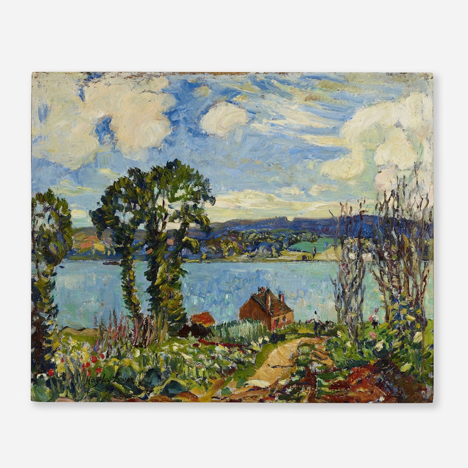 New York River Landscape by Hayley Lever