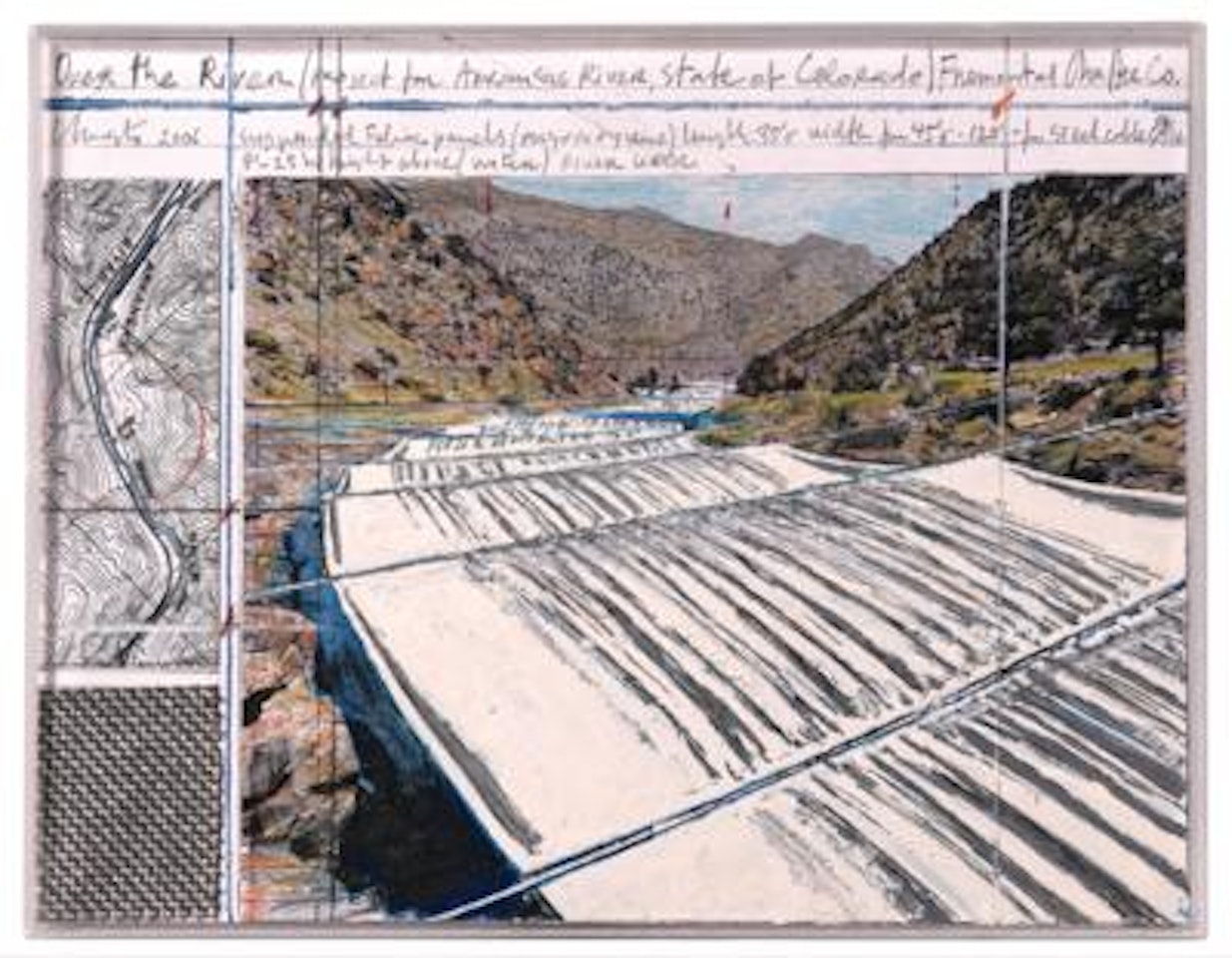 Over the River (Project for the Arkansas River, State of Colorado) by Christo