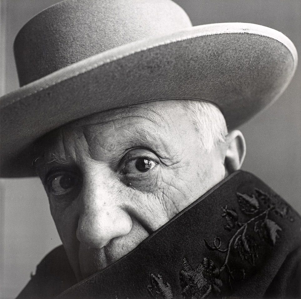 Pablo Picasso at La Californie, Cannes, France by Irving Penn