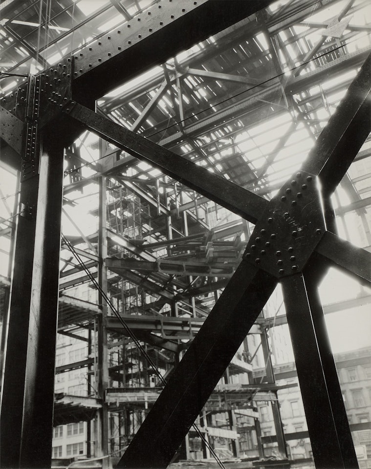 Girders, RCA Building by Berenice Abbott