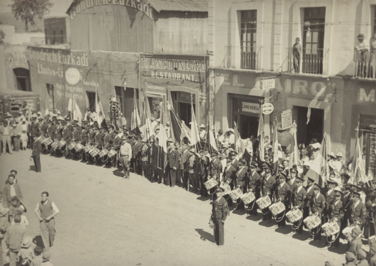 Untitled (Protest Rally) by Tina Modotti