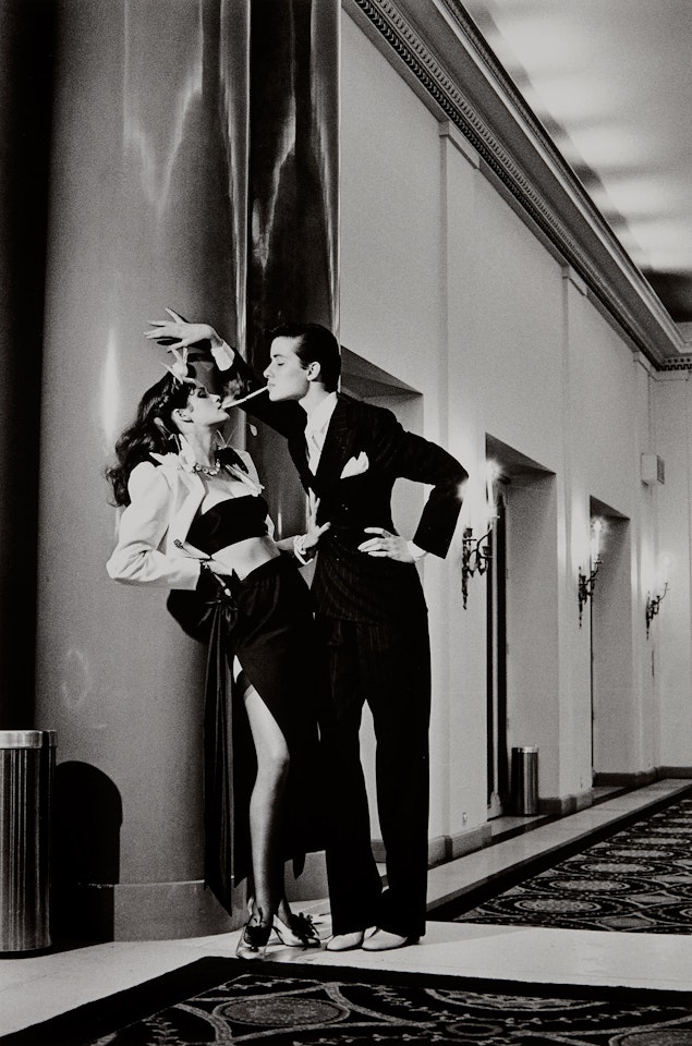 Woman into Man, Paris by Helmut Newton