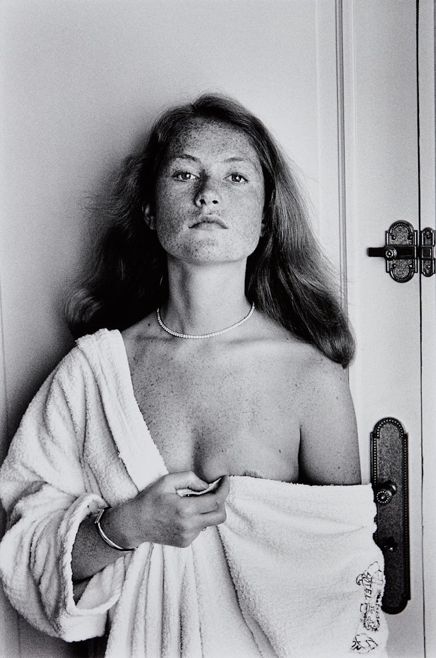 Isabelle Huppert at the Carlton, Cannes by Helmut Newton