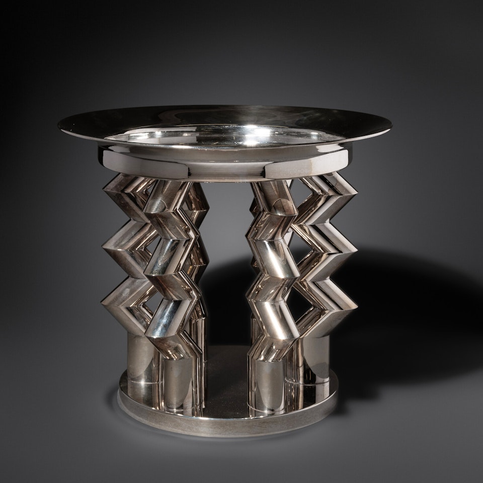 Murmansk Silver Centerpiece by Ettore Sottsass
