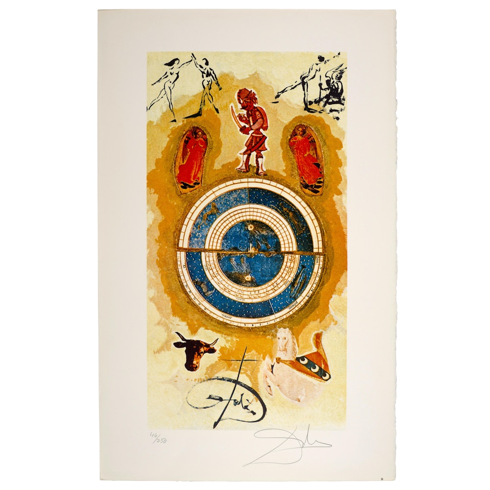 Lyle Stuart Tarot Prints (6 works) (Field 78-1-A-F) by Salvador Dali