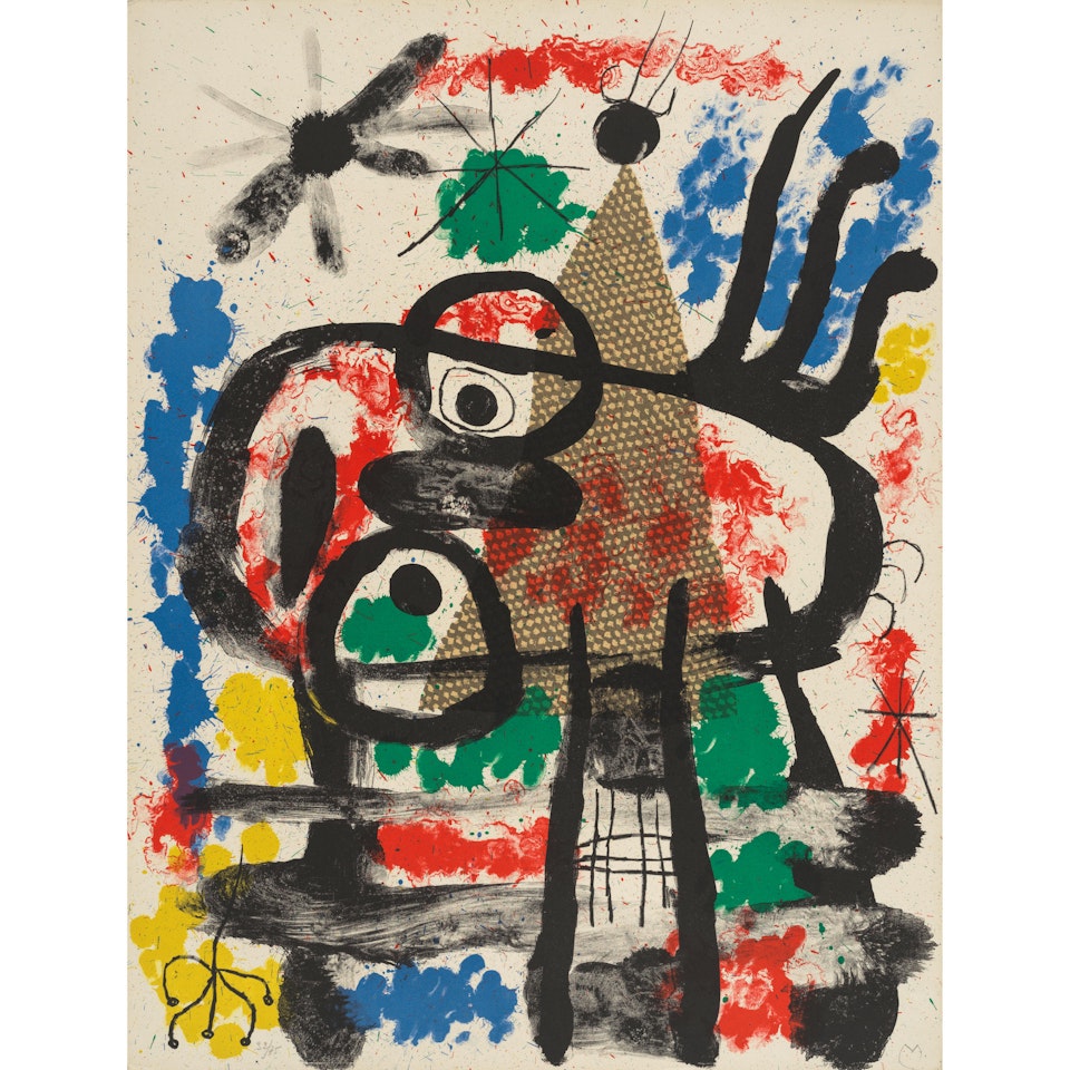 Plate 5, from Album 19 (Mourlot 316; Cramer bk. 70) by Joan Miró