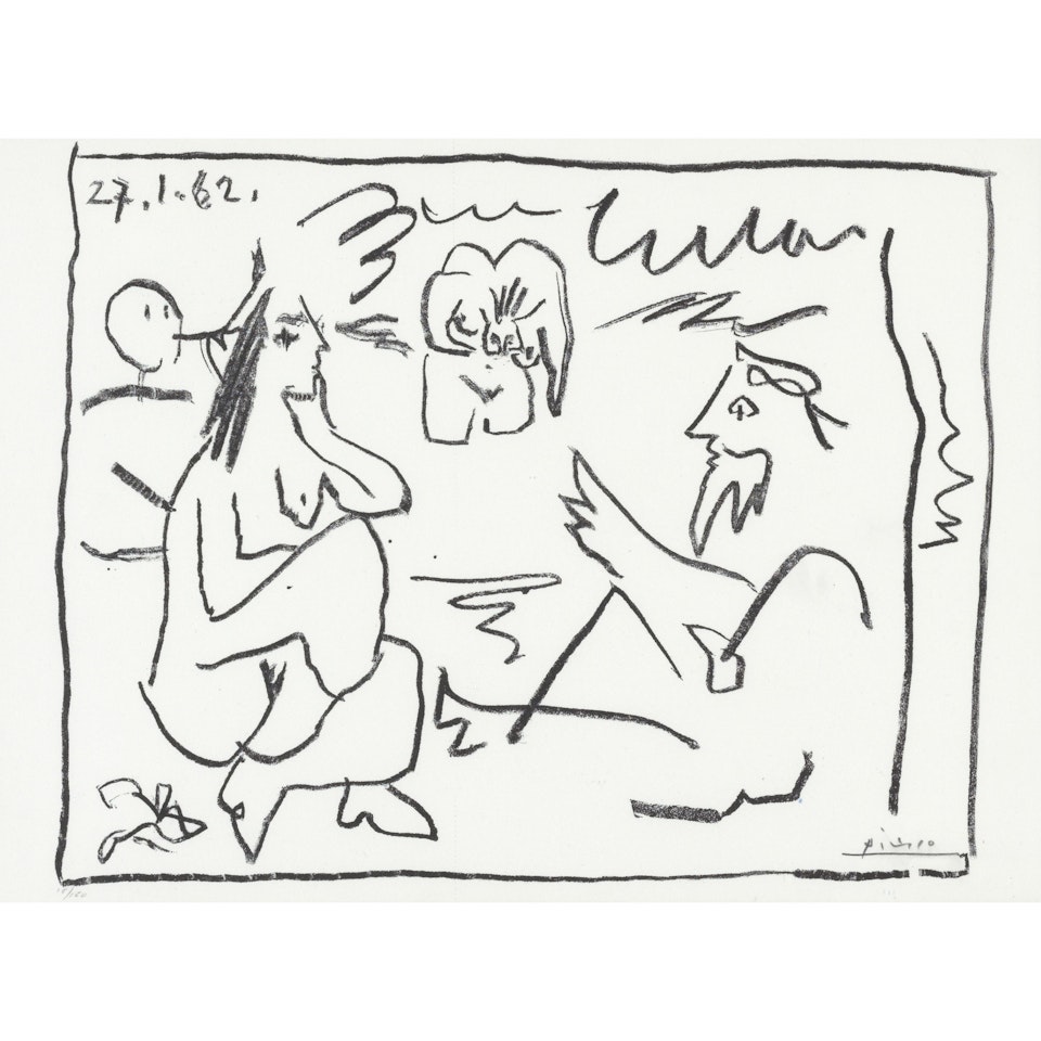 Les déjeuners (Bloch 1024; Mourlot 352; Cramer bk. 118) by Pablo Picasso