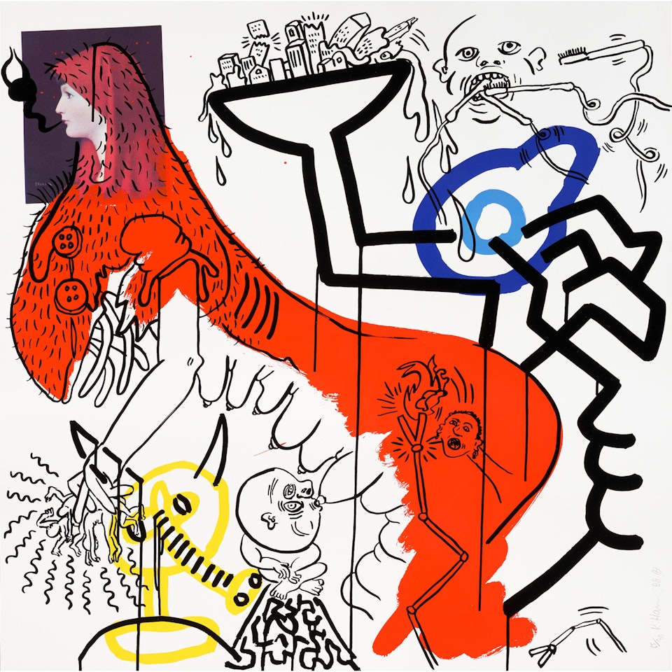 Untitled (Apocalypse IV), from Apocalypse (Littmann p. 102) by Keith Haring