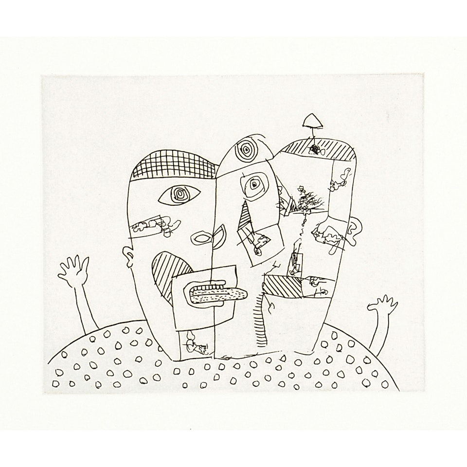 One Plate, from Untitled (Littmann p.155) by Keith Haring