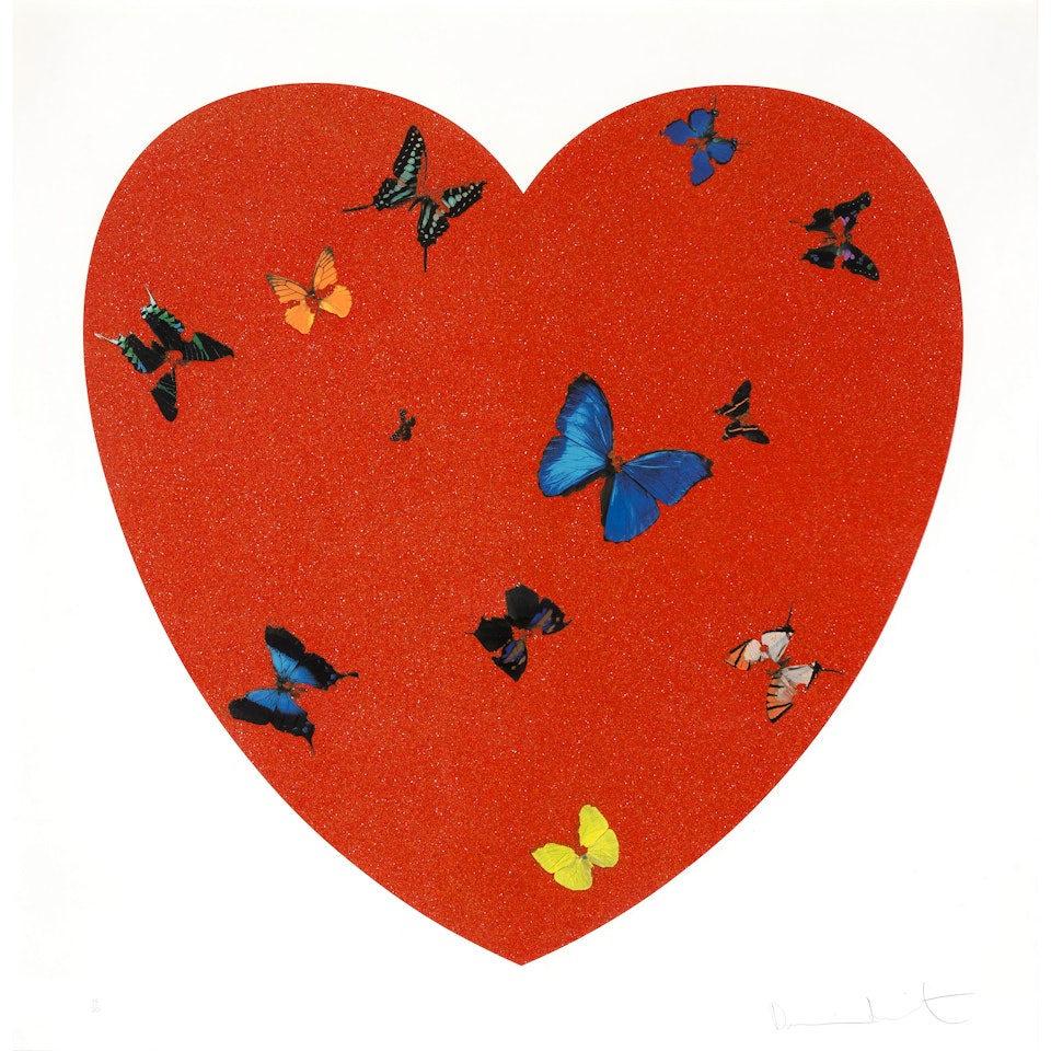 All You Need is Love, Love, Love by Damien Hirst