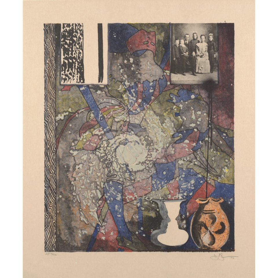 Untitled (American Center) by Jasper Johns