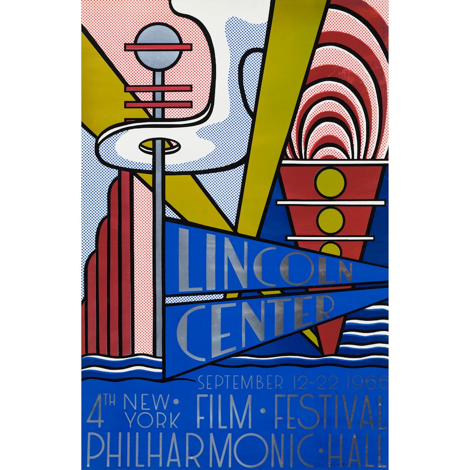 Lincoln Center Poster (Corlett 41) by Roy Lichtenstein