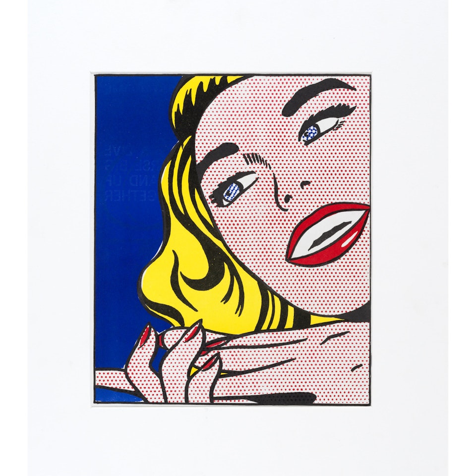 Girl, from One Cent Life (Corlett 33) by Roy Lichtenstein
