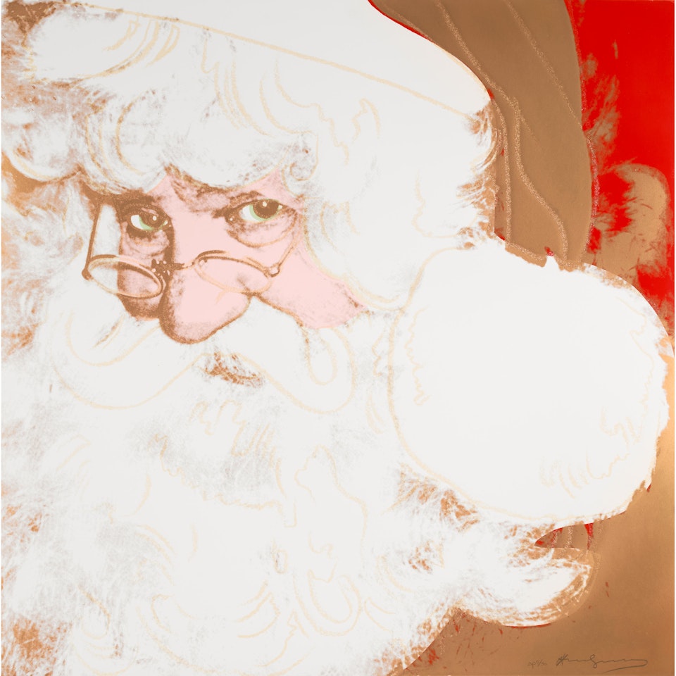 Santa Claus, from Myths (Feldman & Schellmann II.266) by Andy Warhol