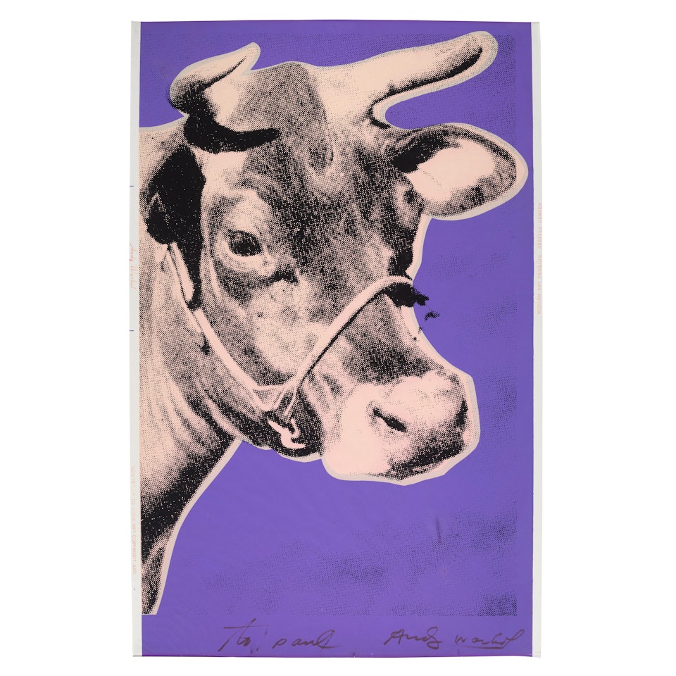 Cow (Feldman & Schellmann II.12A) by Andy Warhol