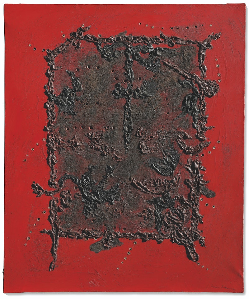 Concetto spaziale by Lucio Fontana