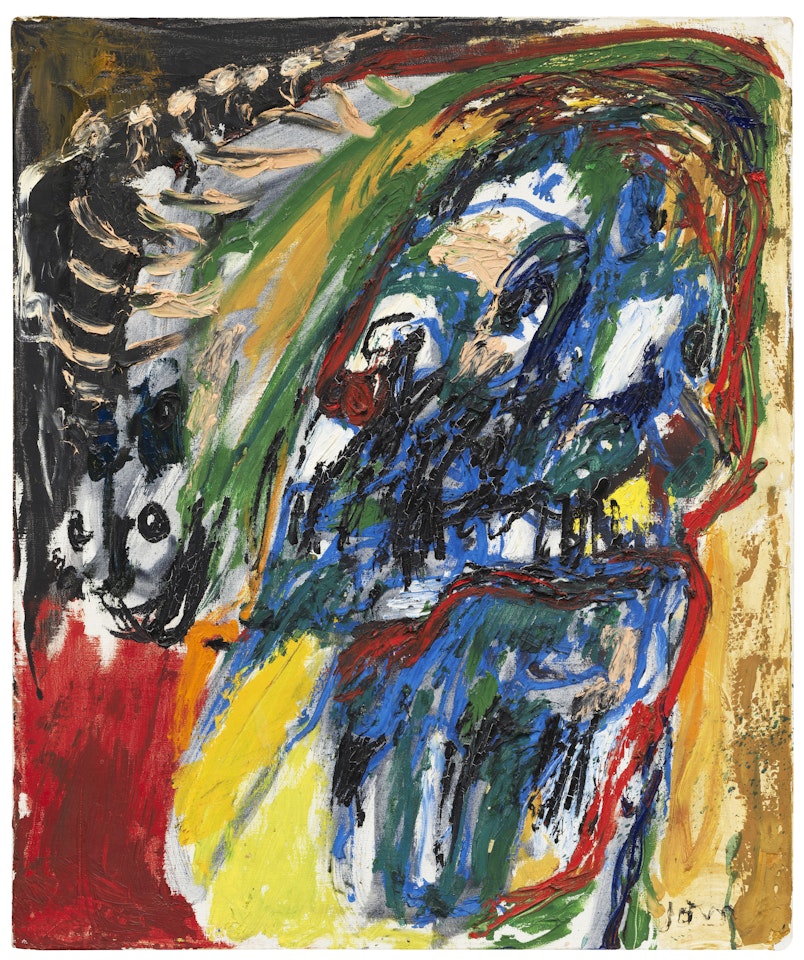 Le regard au dos (Looking back) by Asger Jorn