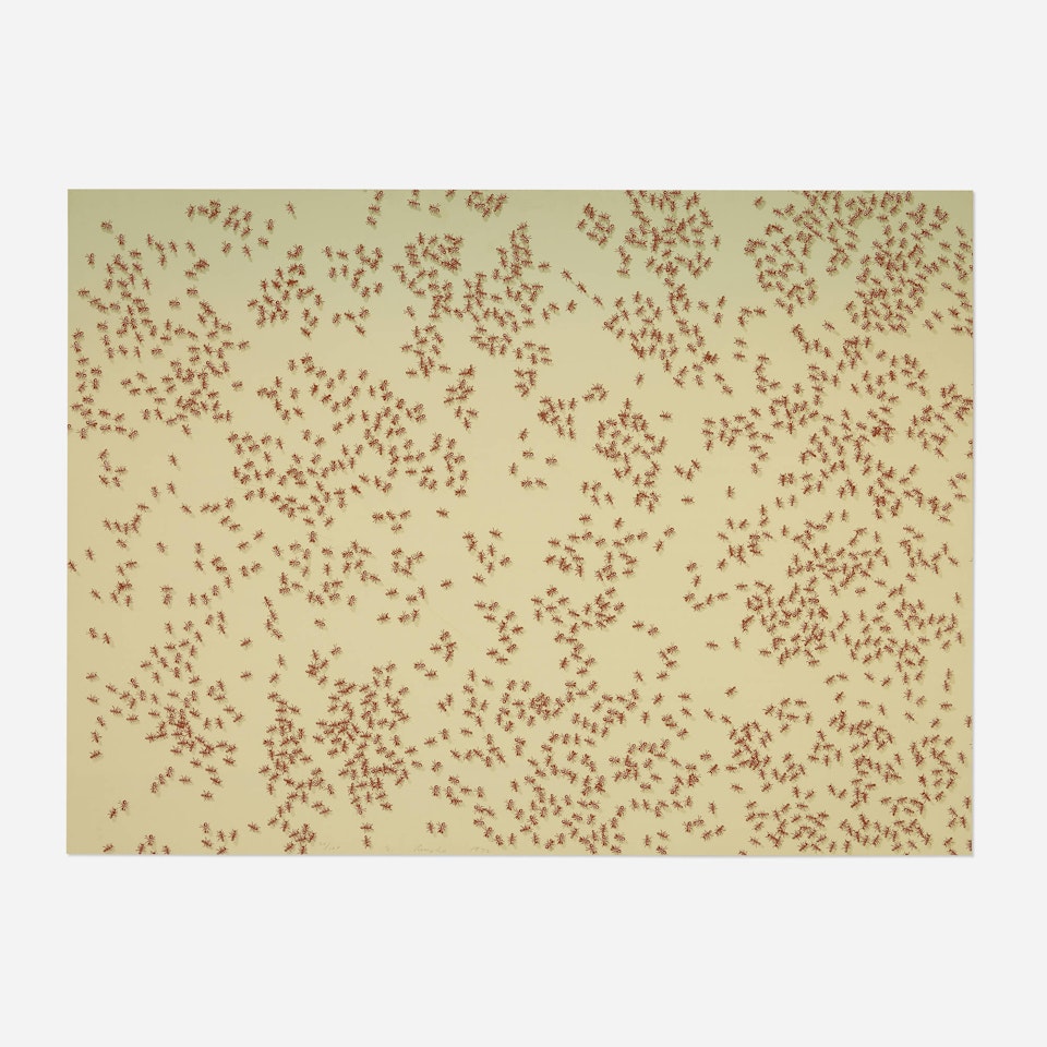 Red Ants (from the Insects portfolio) by Ed Ruscha