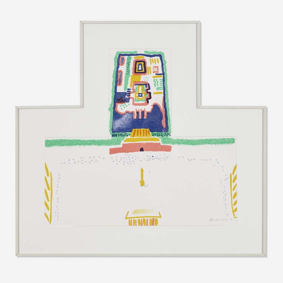 Red Square and the Forbidden City; China Diary (two works) by David Hockney