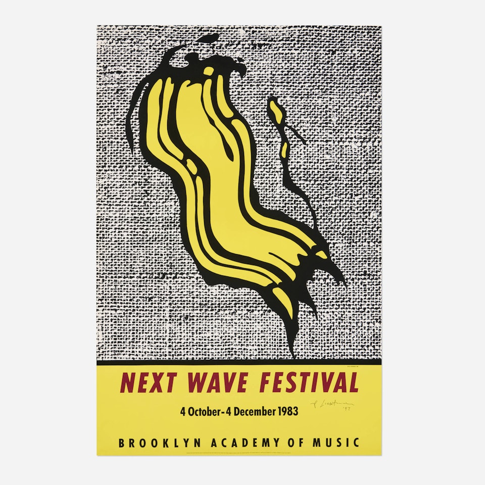 Next Wave Festival (Brooklyn Academy of Music poster) by Roy Lichtenstein