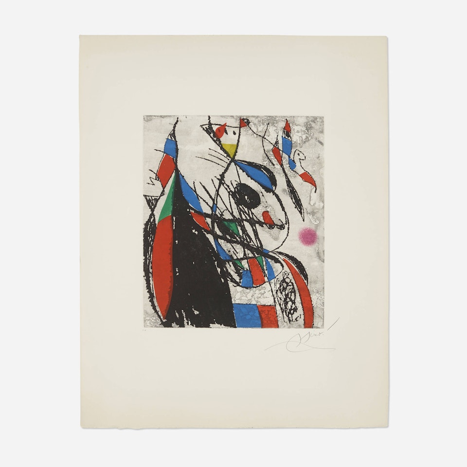 L"Oiseleur et sa compagne by Joan Miró
