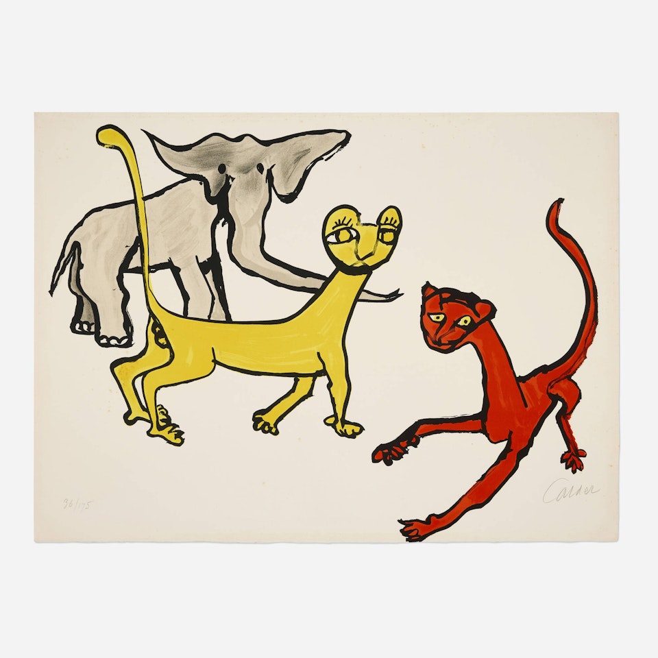 Animals (From the Our Unfinished Revolution portfolio) by Alexander Calder