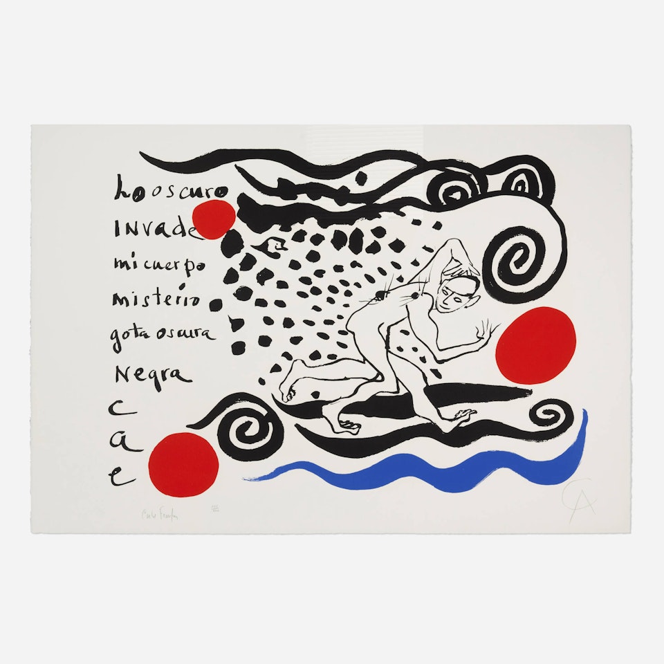 Lo oscuro invade by Alexander Calder