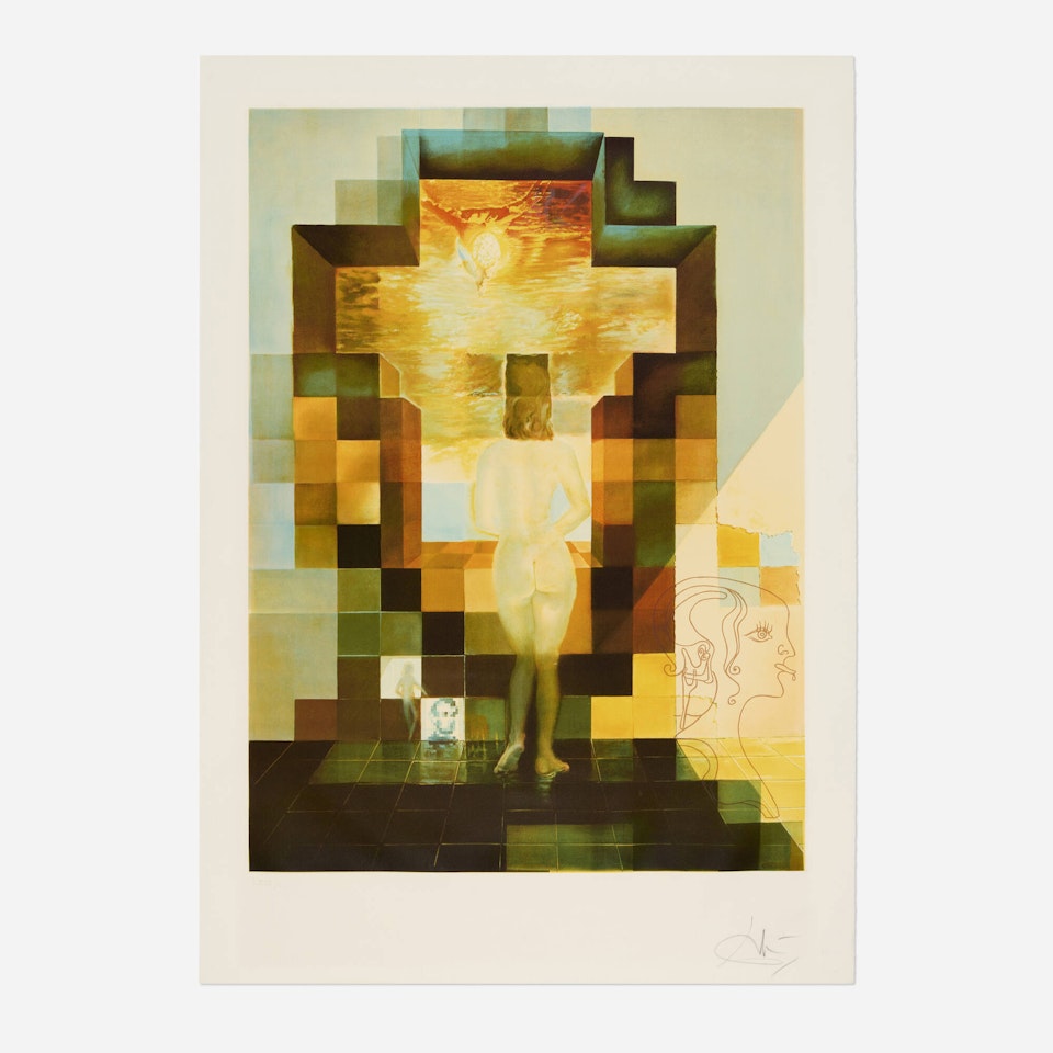 Lincoln in Dalivision by Salvador Dali