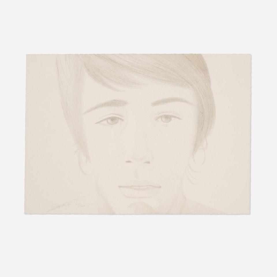 Vincent (from the Prints for Phoenix House portfolio) by Alex Katz