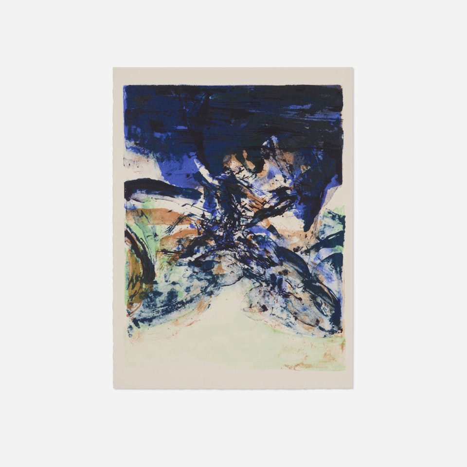 Untitled (from the San Lazzaro et ses amis portfolio) by Zao Wou-Ki